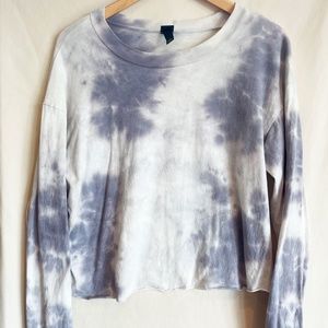 Tye Dye Lightweight Cropped Sweater